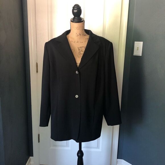 Kate Hill unstructured Black Blazer - Picture 1 of 5